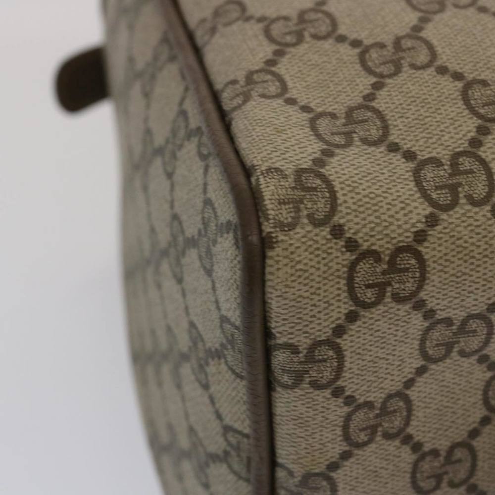 GUCCI GG Supreme Web Sherry Line Boston Bag Beige Red 24 02 007 Auth yk10839 - Picture 16 of 16